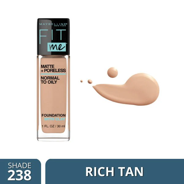Maybelline  Matte + Poreless Foundation 238