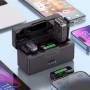 FIFAR KS08 Wireless Lavalier Lapel Microphone Noise Reduction Audio Recording For iPhone Android PC With Charging Box
